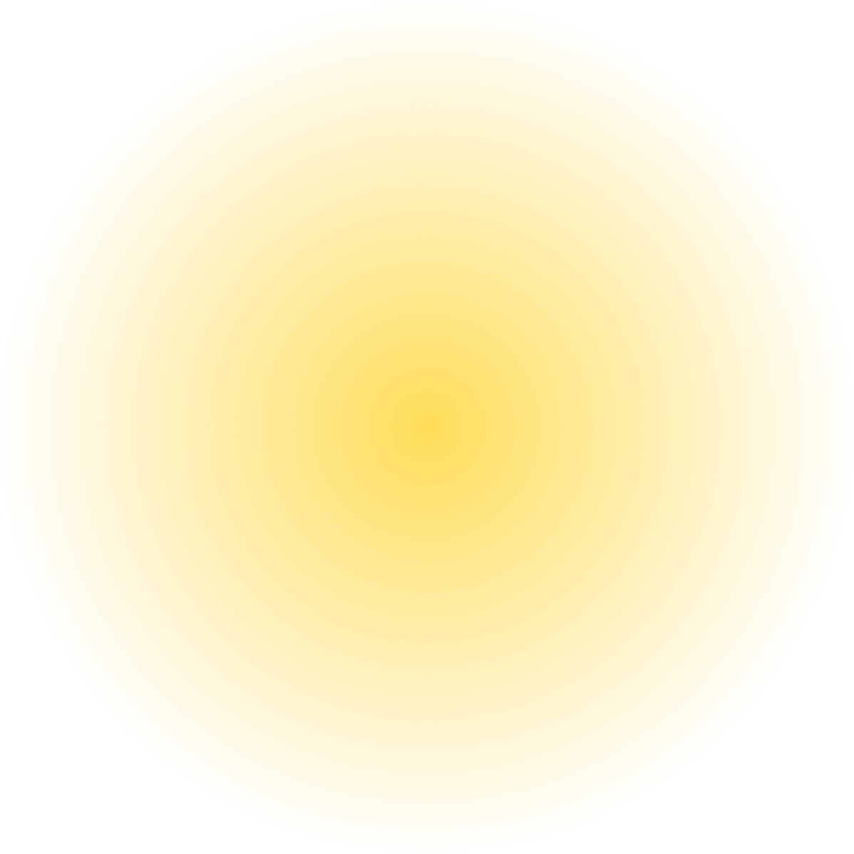 Yellow blur circle. Neon round frame. Shining circle banner.
